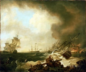 風景 Painting - バタイユ・カルディノー海戦